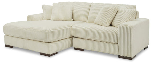 Ashley 211 - 2PC Ivory Sectional (RAF/LAF)