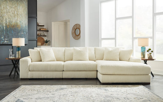 Ashley 211 Ivory 3PC Sectional
