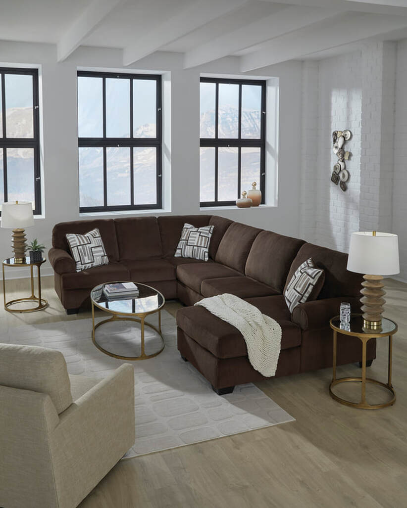 Ashley 356-03 Chocolate 3PC Sectional