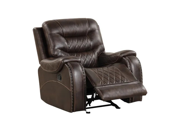 Ashley3000 OVERSIZED 3PC Reclining Set (Brown)