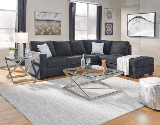 Ashley 872-13 - Slate RAF Chaise Sectional