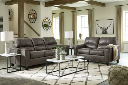 Ashley 940-02 Smoke Sofa & Loveseat Set
