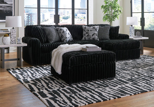 Ashley 981-03 2PC Black Sectional