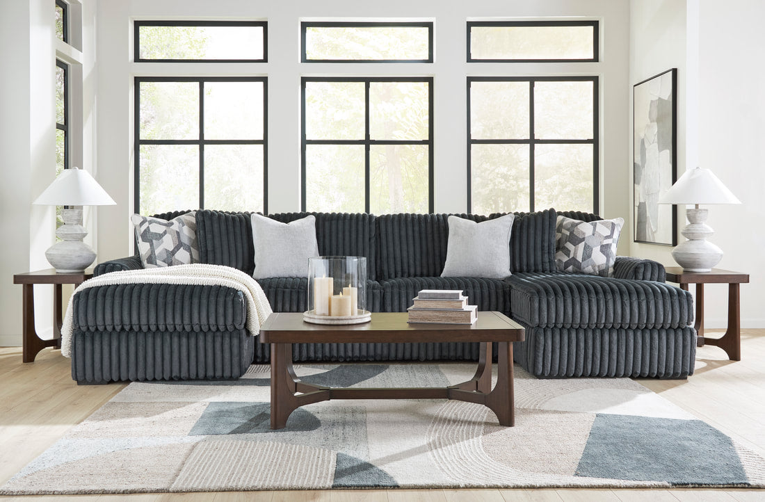 Ashley 981-05 3PC Double Chaise Sectional