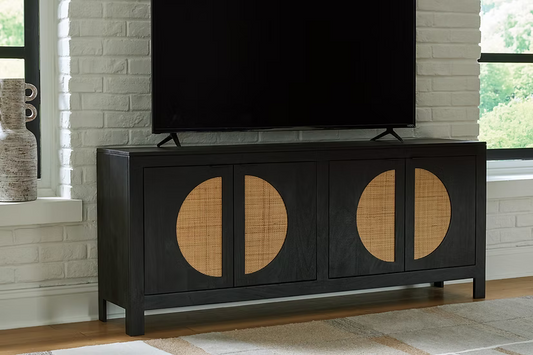 Ashley A4000575 Cliffiings Natural Black TV Stand