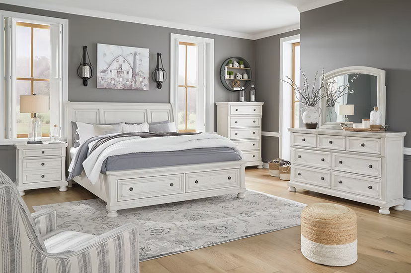 5pcs or 4pcs Ashley B742 Robbinsdale Bedroom Set