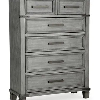 4pcs or 5pcs  Gray  Ashley B772 Russelyn Bedroom Set