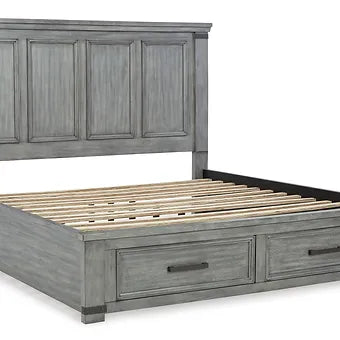 4pcs or 5pcs  Gray  Ashley B772 Russelyn Bedroom Set