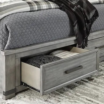 4pcs or 5pcs  Gray  Ashley B772 Russelyn Bedroom Set