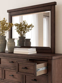 5pcs Ashley B849  Brown Bedroom Set