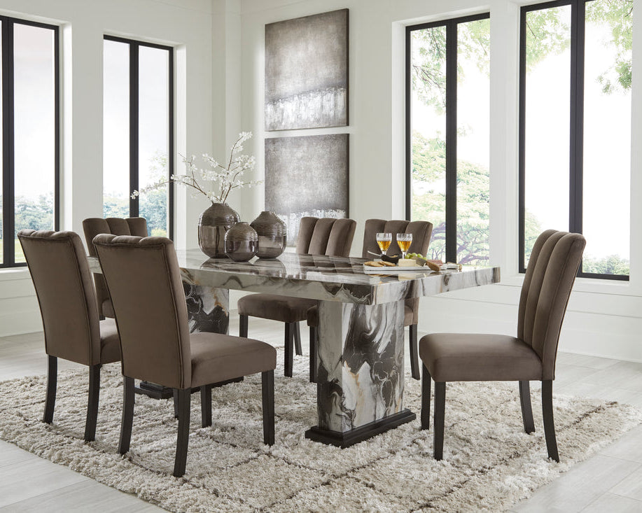 Ashley D581-26 Table and 6 Chairs Set