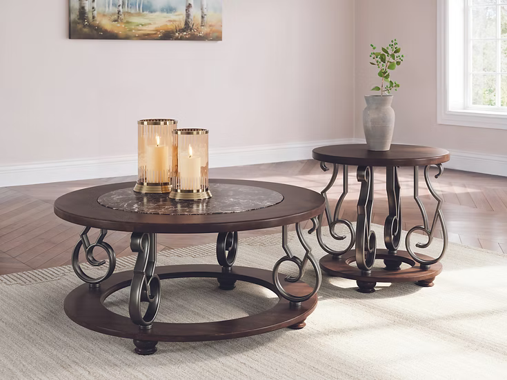 2pcs Ashley T623 Frallyn Coffee Table Set