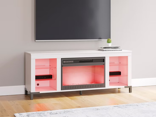 Ashley W2722-168 Brollevi White TV Stand