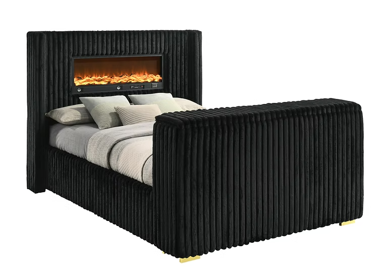 5pcs or 4pcs B2040 Henley Black Bedroom Set