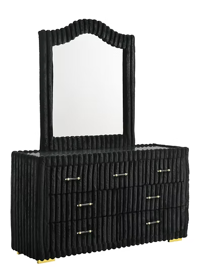 5pcs or 4pcs B2040 Henley Black Bedroom Set