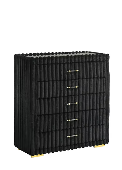 5pcs or 4pcs B2040 Henley Black Bedroom Set