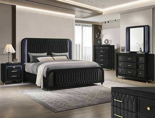 VALERIA QUEEN HEADBOARD W/LEGS
