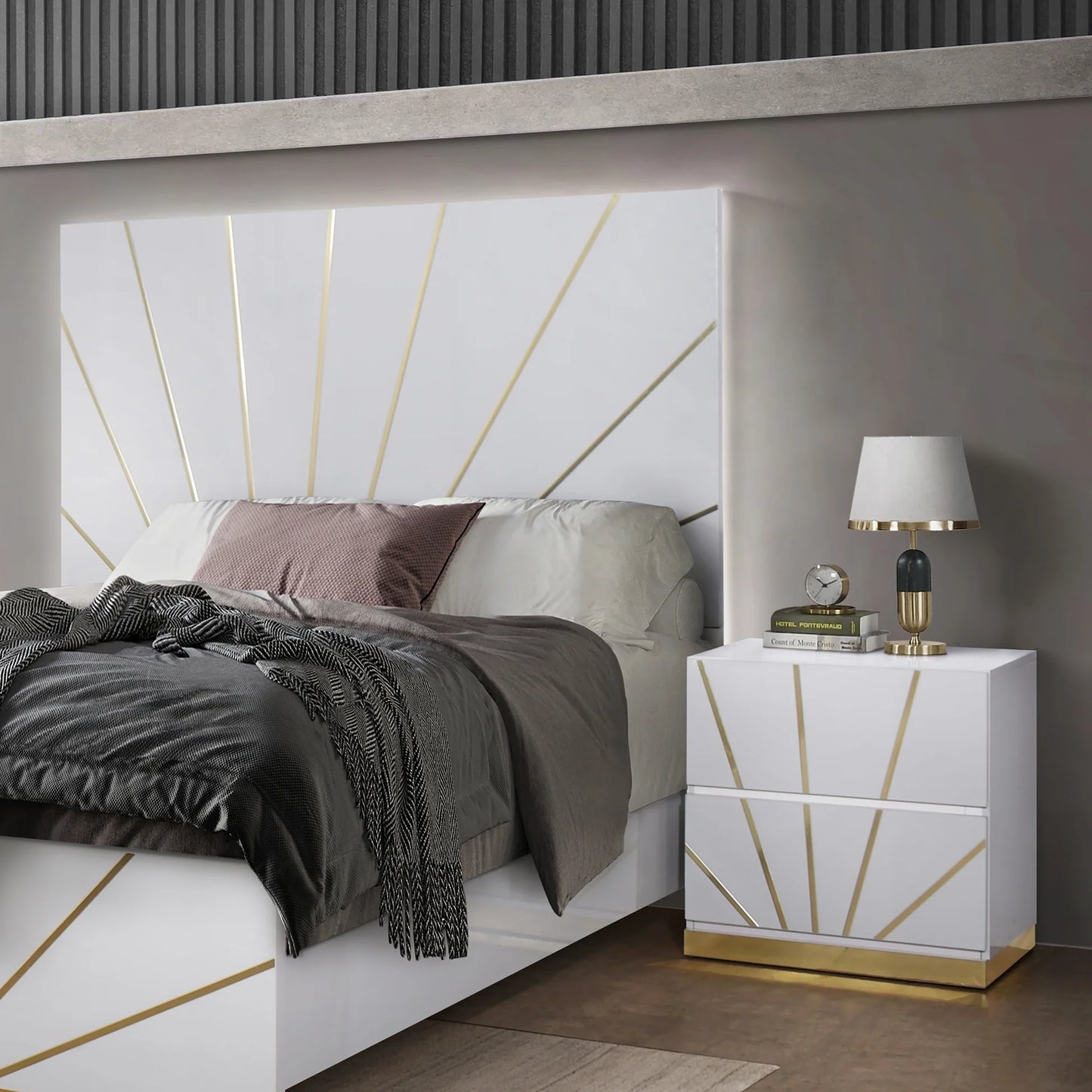 5pcs or 4pcs B3025 Martina Bedroom Set