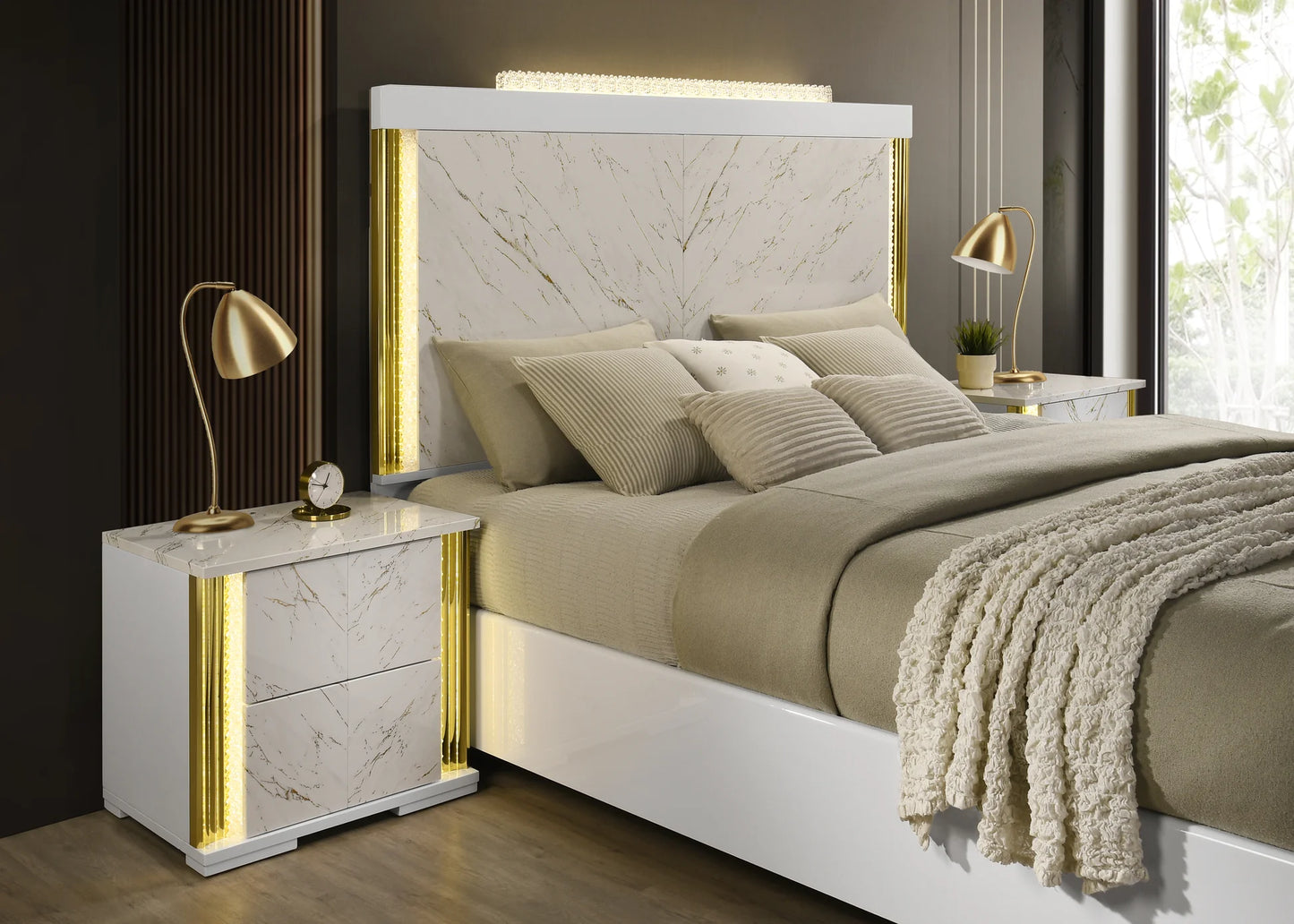 5pcs or 4pcs B31 Mika Bedroom Set