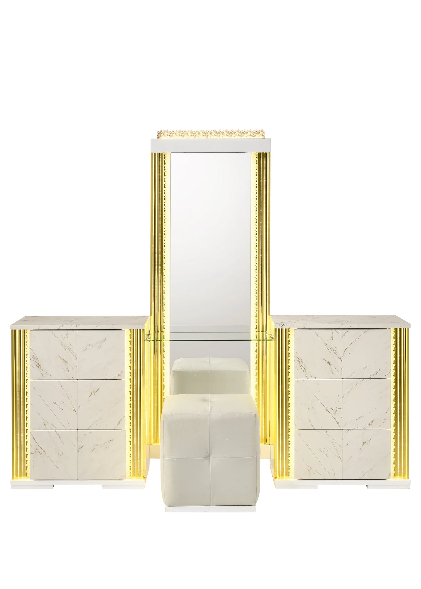 5pcs or 4pcs B31 Mika Bedroom Set