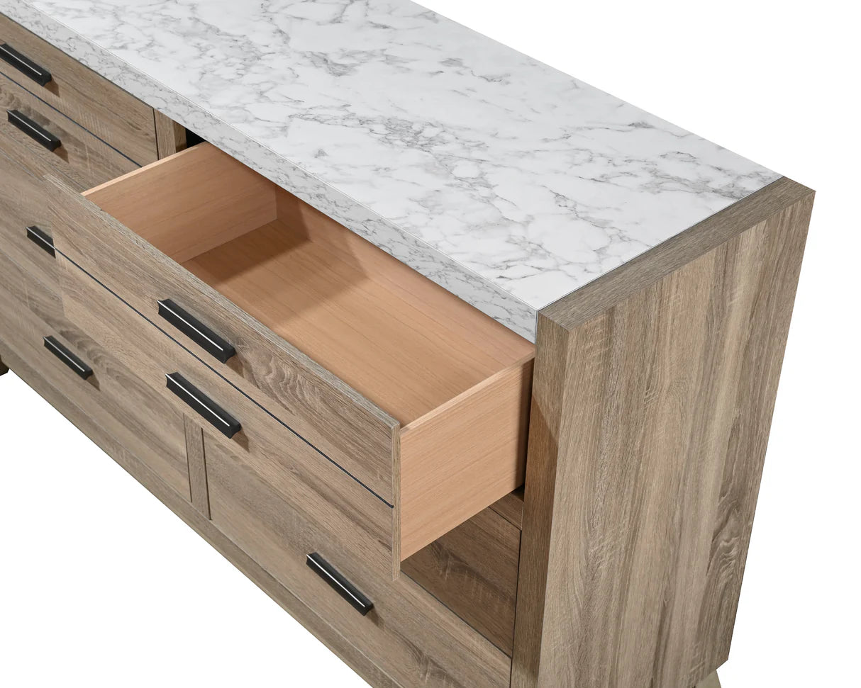 5pcs Tilston Wood Finish Bedroom Set
