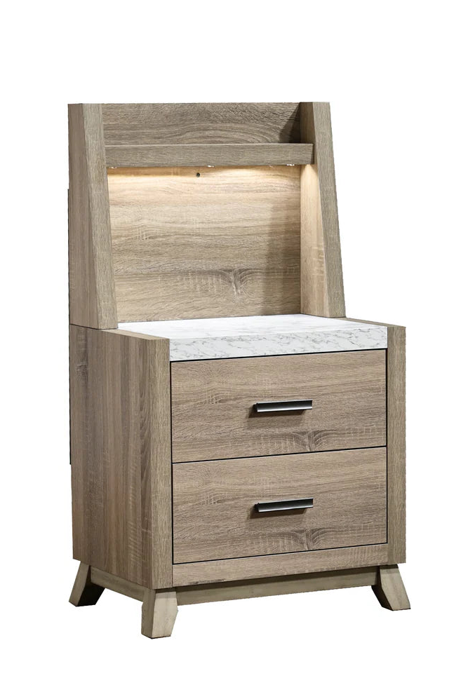 5pcs Tilston Wood Finish Bedroom Set
