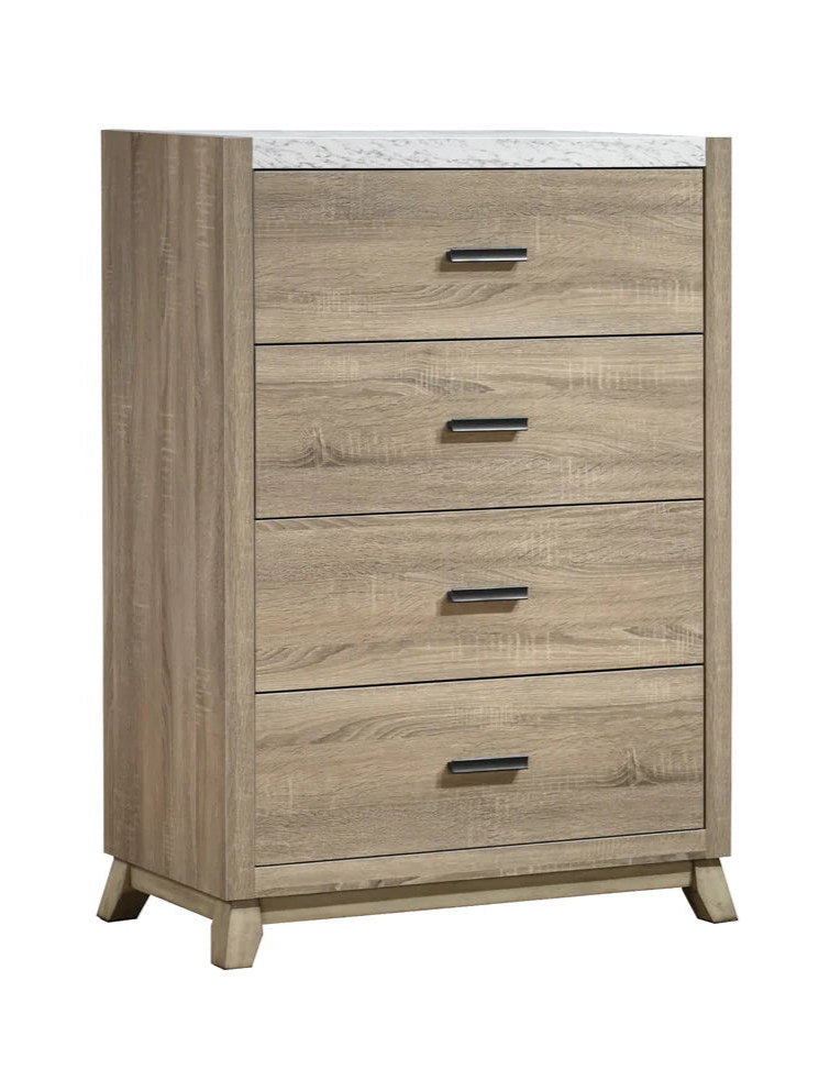 5pcs Tilston Wood Finish Bedroom Set