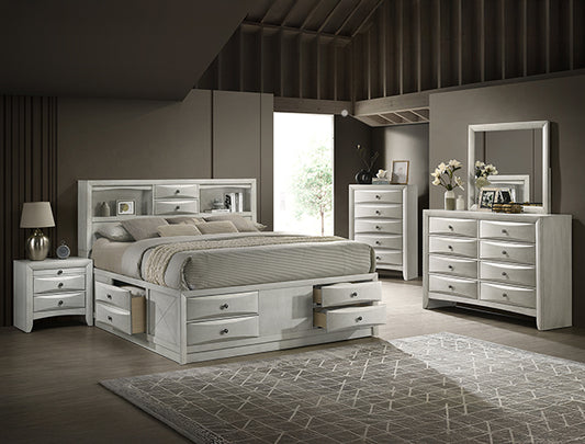 EMILY STORAGE WHITE BEDROOM