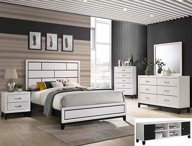 AKERSON CHALK BEDROOM GROUP