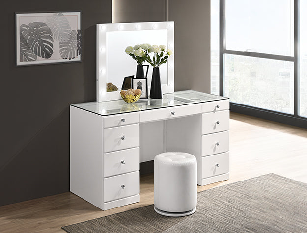 B4850whset Avery White Vanity