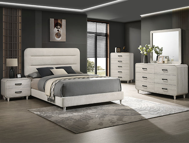 NYOMI BEDROOM GROUP WHITE