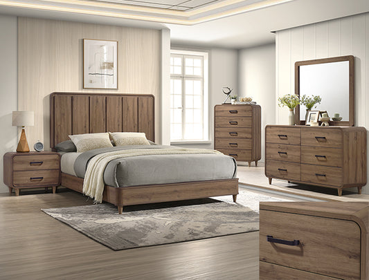 NYOMI BEDROOM GROUP LIGHT BROWN