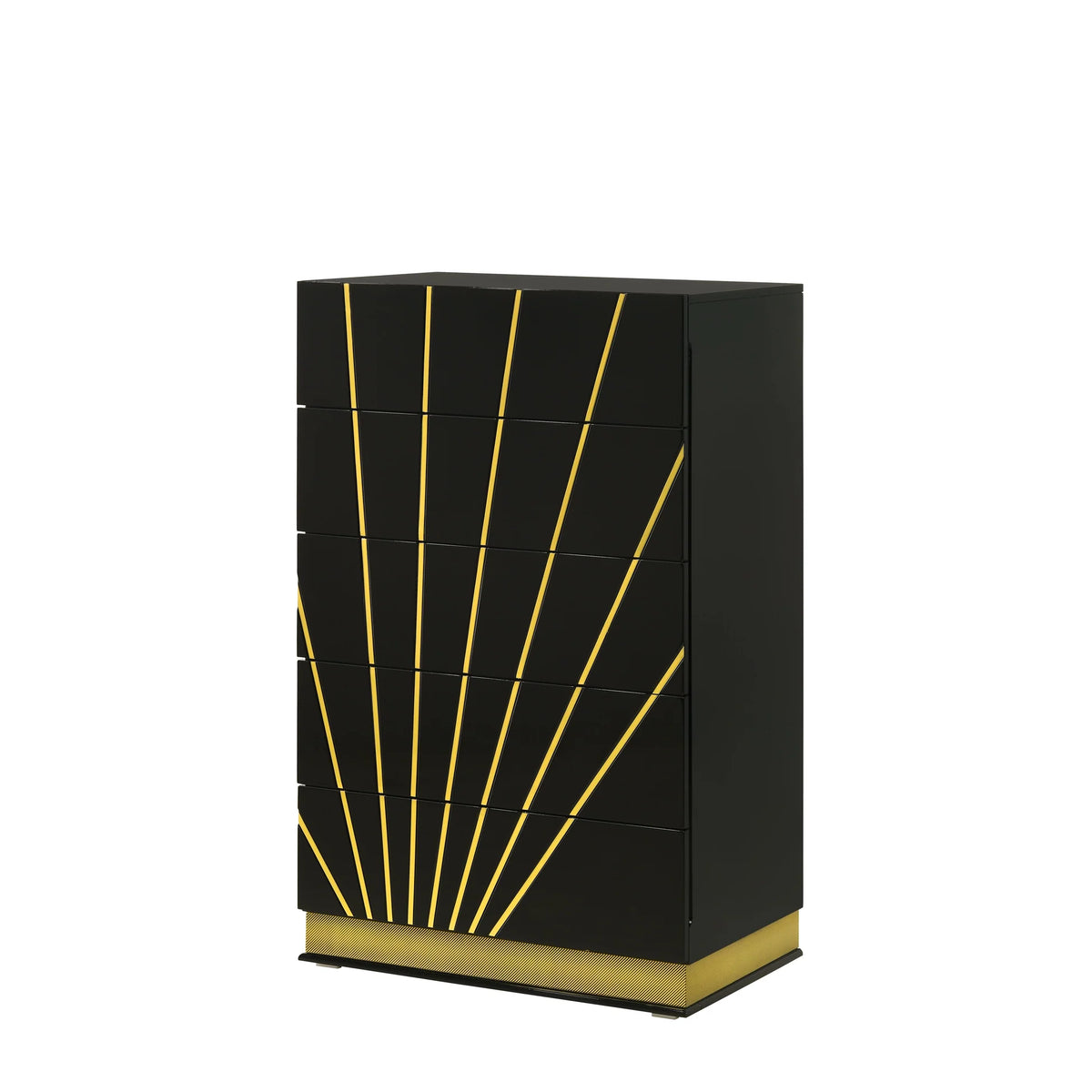 B58 Zenia (Black/Gold) Bedroom Set