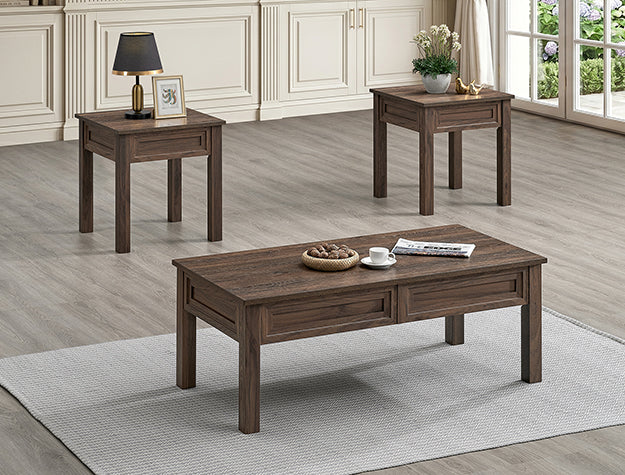 LORRAINE 3-PK COCKTAIL SET BROWN