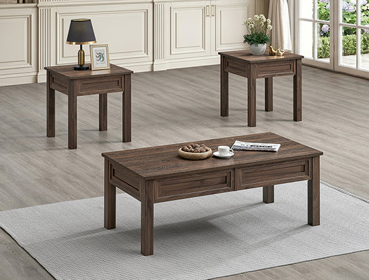 LORRAINE 3-PK COCKTAIL SET BROWN