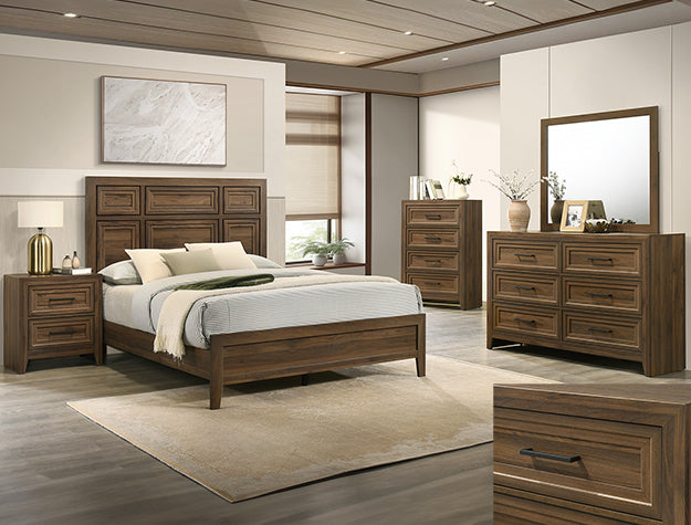 LORRAINE BEDROOM GROUP BROWN