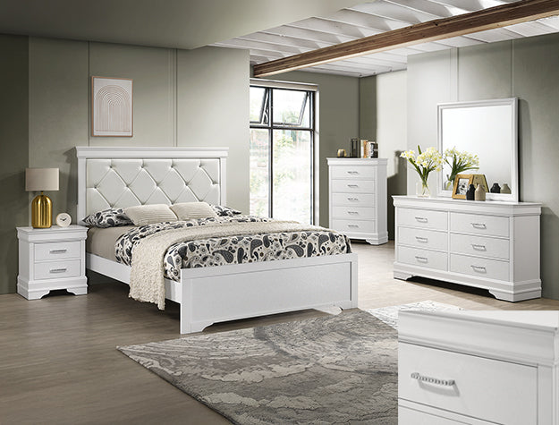 AMALIA BEDROOM GROUP - WHITE
