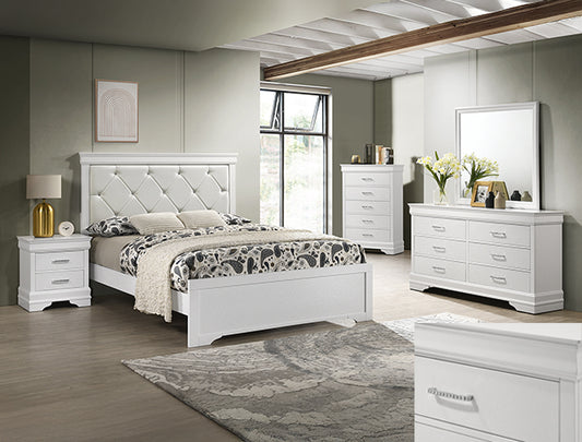 AMALIA BEDROOM GROUP - WHITE
