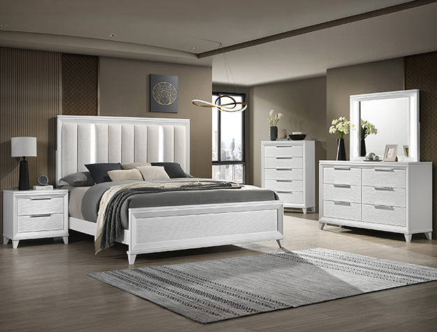 CRESSIDA BEDROOM GROUP WHITE