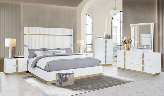 B7551 Evon White Bedroom Set