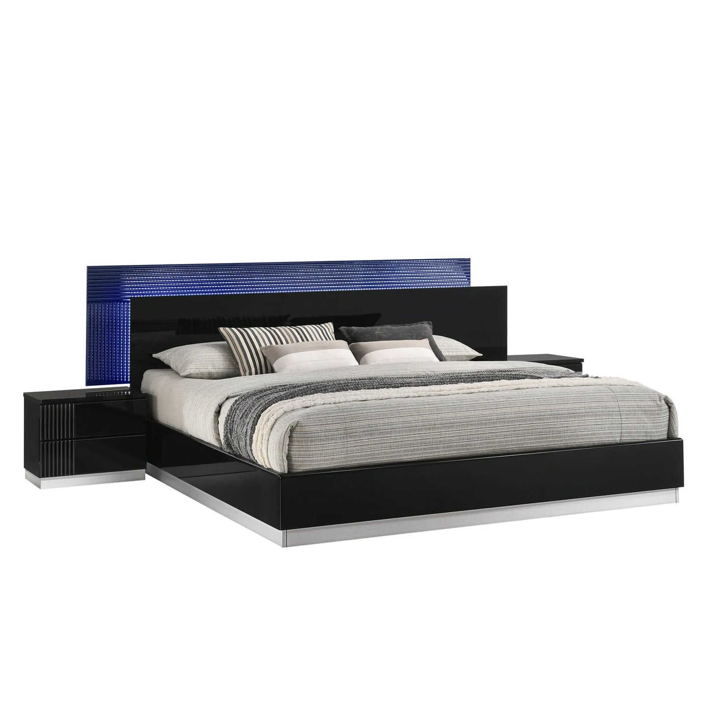 4pcs  Black B77 Modena Bedroom Set