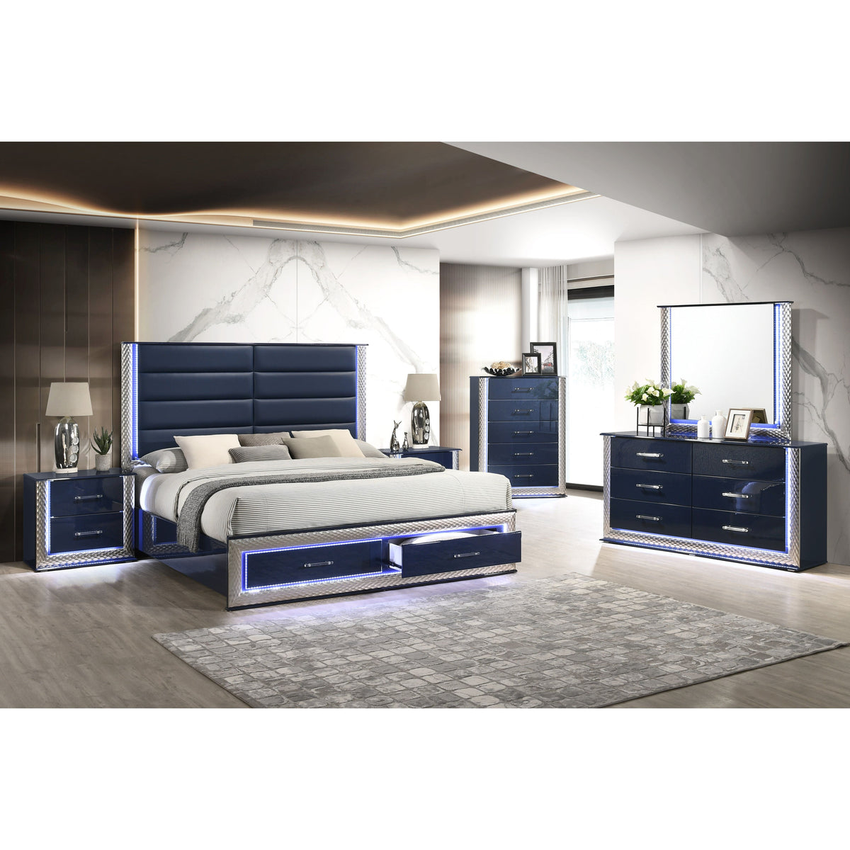 B80 Aya (LED Set) - Queen 4pcs