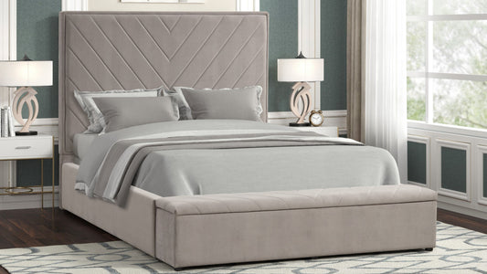B8012 Mio (Grey) - Queen Bed