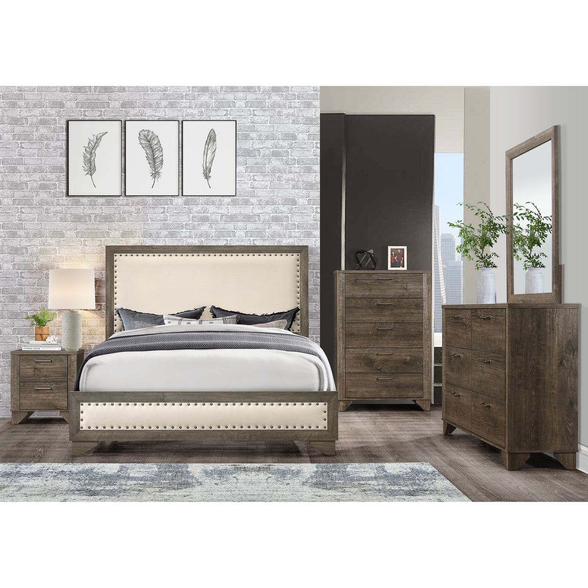 B8100 Sahara - DRESSER AND MIRROR