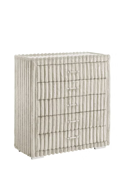 5pcs or 4pcs B9013 Atlam w Henley Cream Bedroom Set