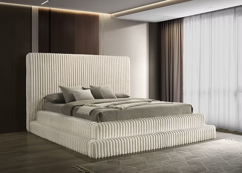 5pcs or 4pcs B9020 Micah w/Henley Cream Bedroom Set