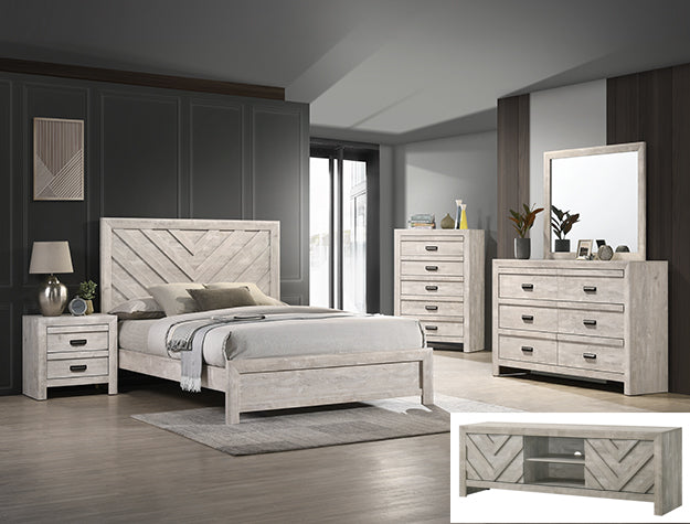 VALOR BEDROOM GROUP WHITE