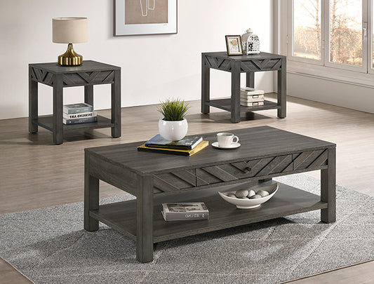 VALOR 3-PK COCKTAIL SET-GREY