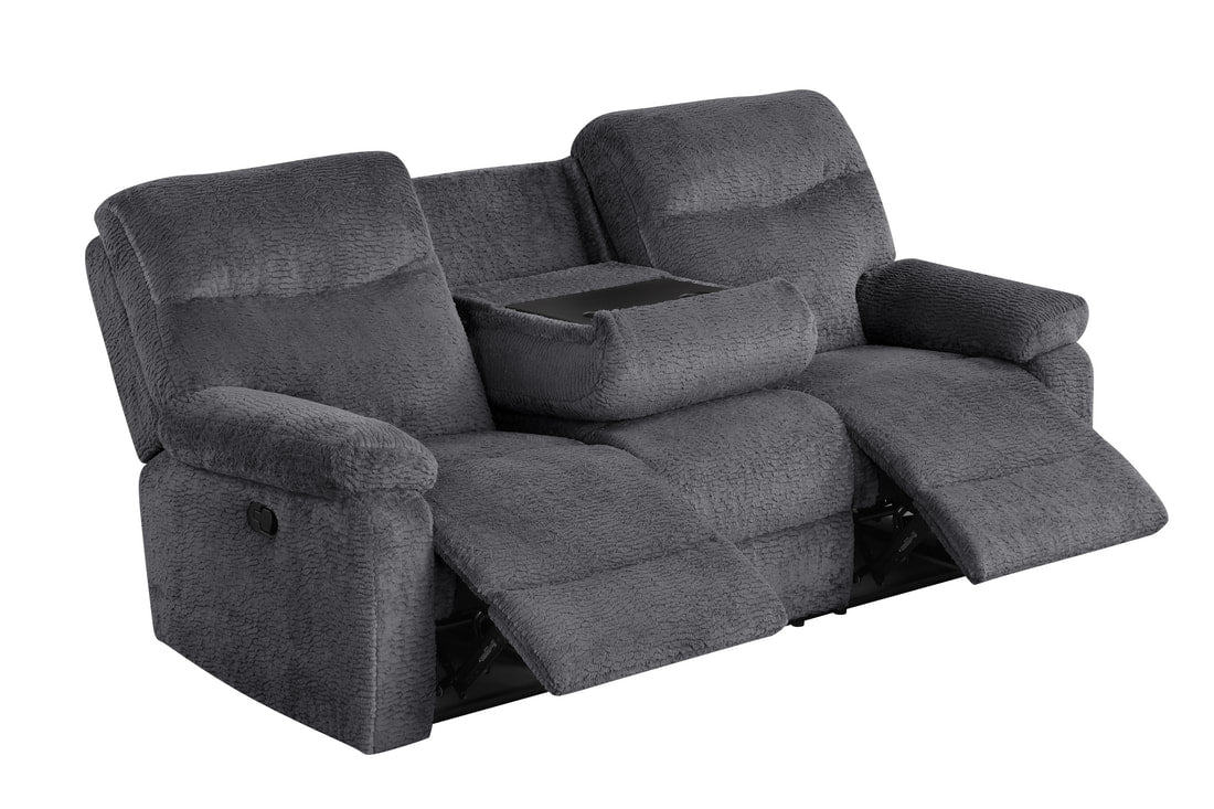 BRAVO21  3pc Gray Fabric Reclining Set