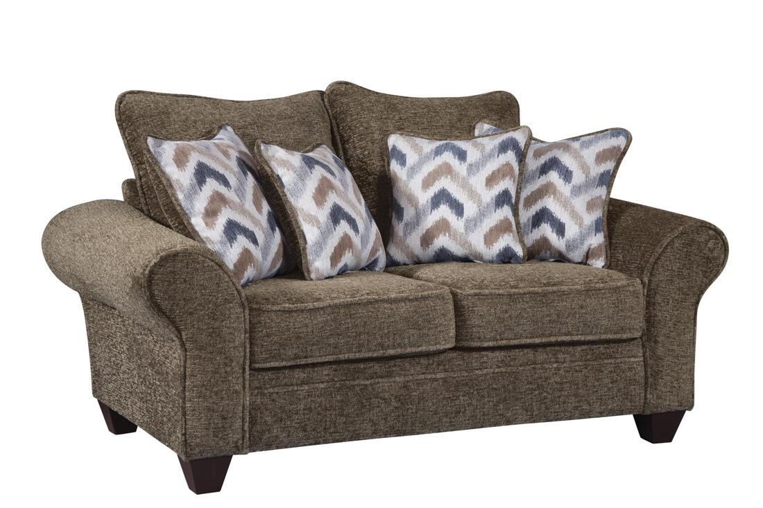 Behold 1000 Chocolate Sofa & Loveseat Set
